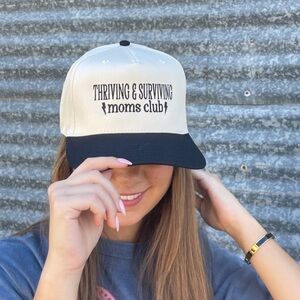 Thriving & Surviving moms club Beige Cap